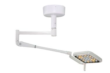 진료소를 위한 천장에 의하여 거치되는 휴대용 외과 빛 2 색깔 LED 작동 램프